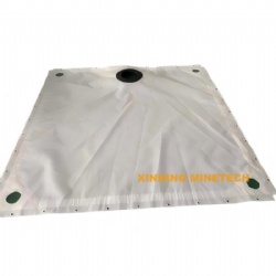 Filter Press Cloth with Rubber Neck